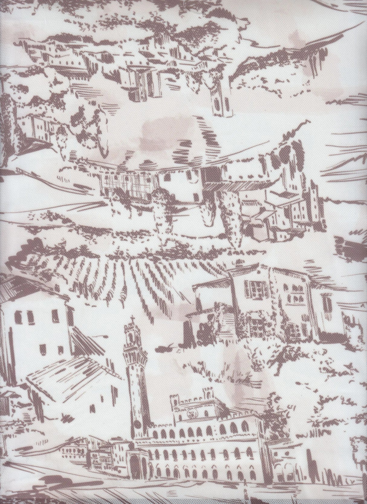 1 Yard Digital Toile Mesh Knit Fabric, 56/58'' Wide Polyester Spandex Blend