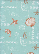 1 Yard Under The Sea DTY Print Fabric 180 GSM Polyester Spandex Blend 58/60" Width