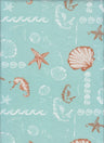 1 Yard Under The Sea DTY Print Fabric 180 GSM Polyester Spandex Blend 58/60" Width