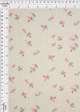 1 Yard 93% Polyester 7% Spandex Cotton-Style Pointelle Ditsy Floral Digital Print Fabric 58/60" Width