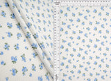 1 Yard Cozy Ditsy Floral Double Knit Fabric Stretch Poly Rayon Spandex 56/57 Inches Wide