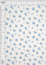 1 Yard Cozy Ditsy Floral Double Knit Fabric Stretch Poly Rayon Spandex 56/57 Inches Wide