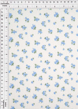 1 Yard Double Knit Ditsy Print Fabric 230 GSM Polyester Rayon Spandex Blend 56/57" Width