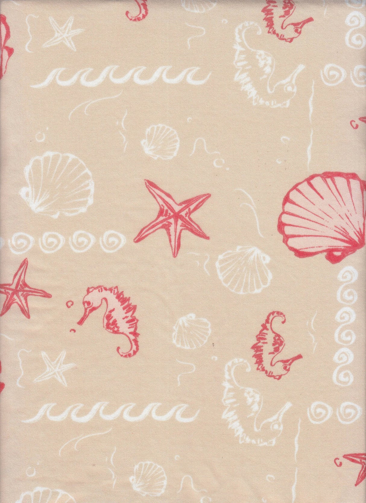 1 Yard Under The Sea DTY Print Fabric 180 GSM Polyester Spandex Blend 58/60" Width