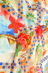 1 Yard Digital Scenery Mesh Knit Fabric, 56/58'' Wide Polyester Spandex Blend