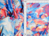 1 Yard DTY Large Flower Digital Print Fabric 190 GSM Poly Spandex Stretch Knit 58/60" Width