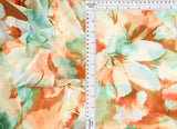 1 Yard DTY Large Flower Digital Print Fabric 190 GSM Poly Spandex Stretch Knit 58/60" Width