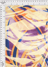 58/60" Width DTY Tropical Leaf Digital Print Fabric 96 Percent Poly 4 Percent Spandex Soft Stretch Material