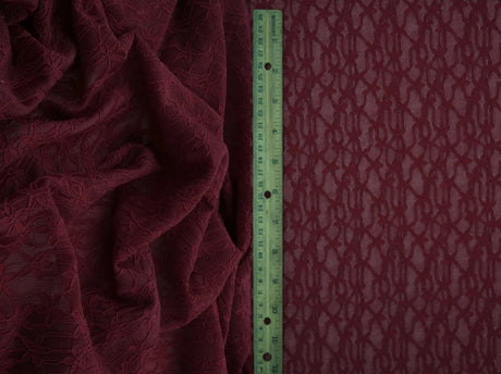 Ditsy Flower Lace Fabric 1 Yard Soft Stretch Lightweight Material 48/50" Wide