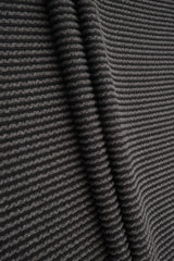 52" Knit Jacquard Rib Fabric 80% Polyester 15% Rayon 5% Spandex 230 GSM by Yard