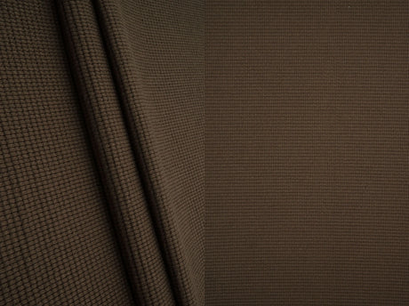 Waffle Solid Knit Fabric 1 Yard Soft Stretch Textured Material 58/60" Wide