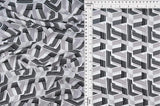 1 Yard Wool Dobby Geo Print Fabric, 57/58'' Wide 100% Polyester