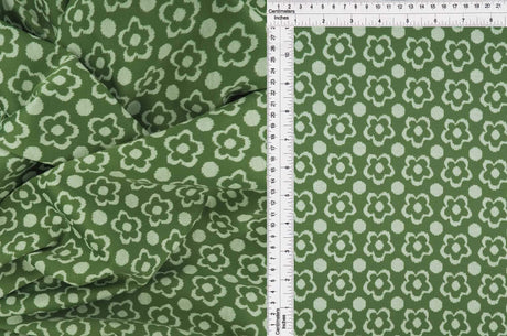 58/60" Double Knit Jacquard Geo Fabric 96% Polyester 4% Spandex 240 GSM by Yard