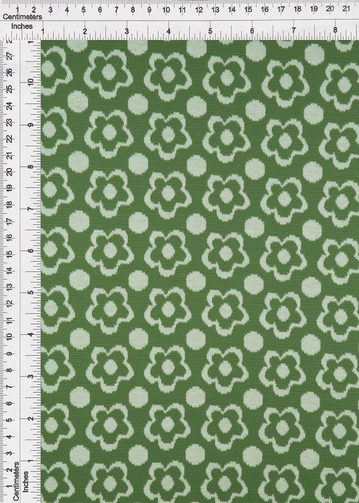 Double Knit Jacquard Flower Fabric Stretch Polyester Spandex 58/60 Inches Wide