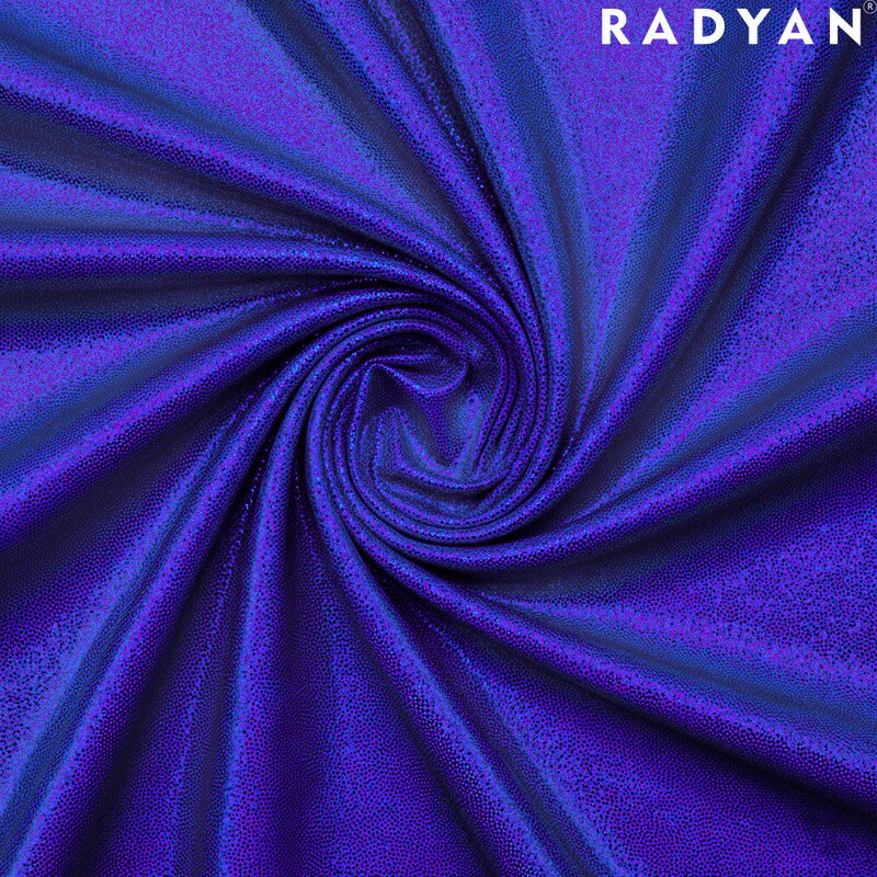 Foil Nylon Spandex Metallic Stretch Fabric 80% Nylon 20% Spandex for Dancewear Party Apparel 58 Inch Width 200 GSM