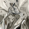1 Yard Chrome Reflective Mirror Vinyl Fabric For Handbags Upholstery Crafts 54 Inch Width