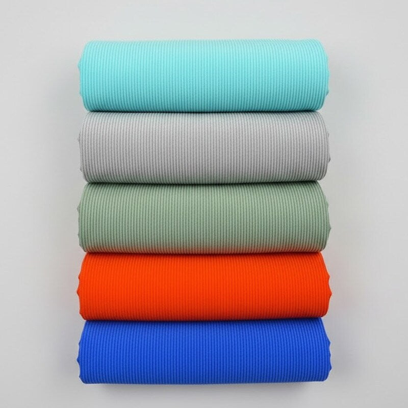 Poly Spandex Super Stretch Interlock Fabric for Activewear Apparel 58/60 Inch Width 250 GSM
