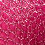 1 Yard Faux Crocodile Vinyl Fabric 100% Polyester