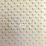 1 Yard Ultra Soft Minky Dot Fleece Plush Fabric 100 Percent Polyester for Crafts 60 Inch Width