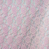 1 Yard Raschel Lace Fabric French Floral 100% Polyester Material for Dresses 60 Inch Width