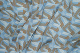 1 Yard Wool Dobby Geo Print Fabric, 57/58? Wide 100% Polyester