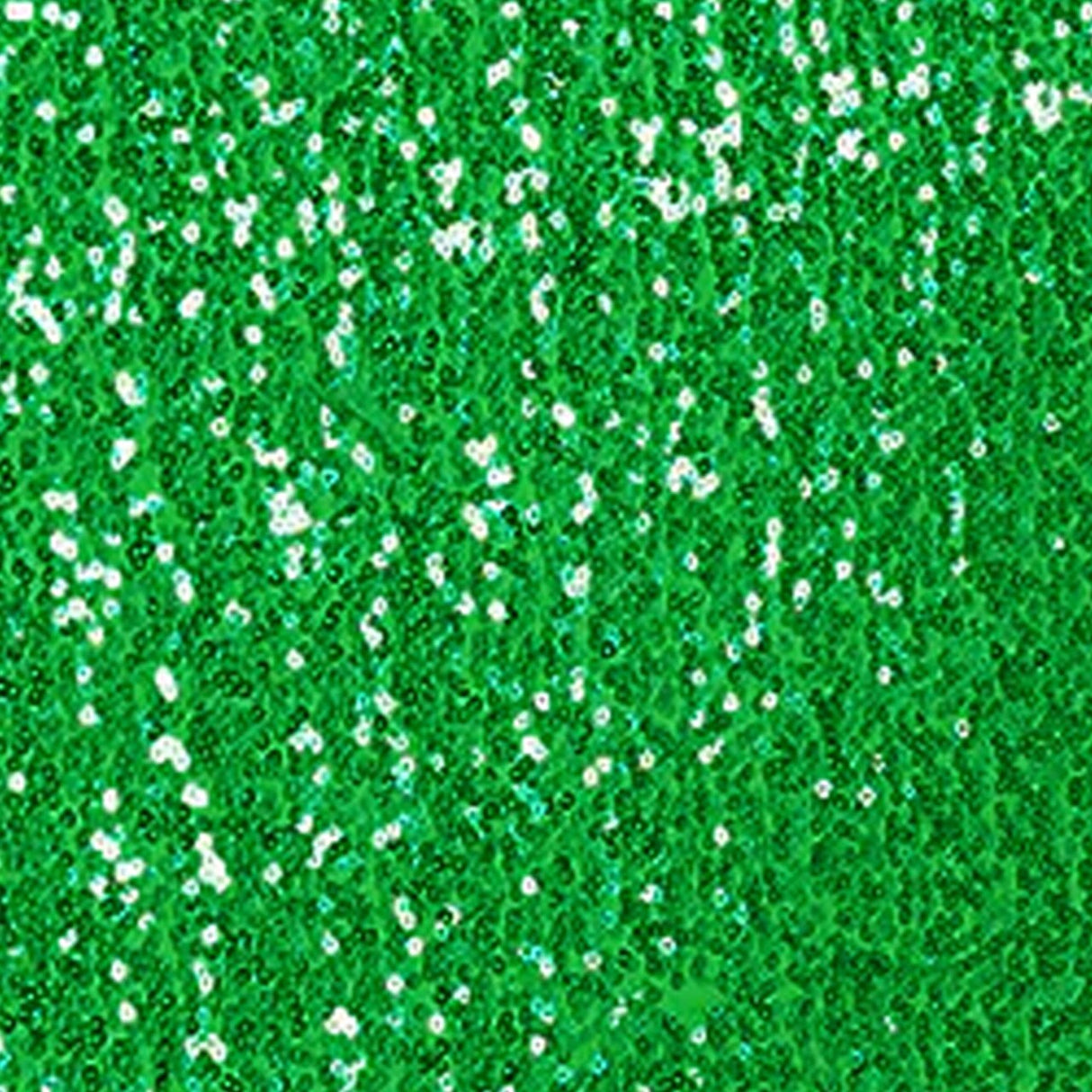 1 Piece Emerald Green Sequin Spandex Chair Cap 13.5 inch by 10 inch Event Cover