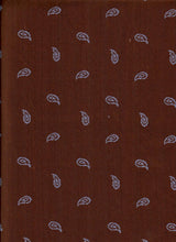 58/60" Double Knit Jacquard Paisley Leaf Fabric 96% Polyester 4% Spandex 240 GSM Yard