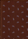 58/60" Double Knit Jacquard Paisley Leaf Fabric 96% Polyester 4% Spandex 240 GSM Yard