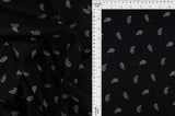 58/60" Double Knit Jacquard Paisley Leaf Fabric 96% Polyester 4% Spandex 240 GSM Yard