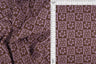 58/60" Double Knit Jacquard Flower Checker Fabric 97% Polyester 3% Spandex 220 GSM Yard
