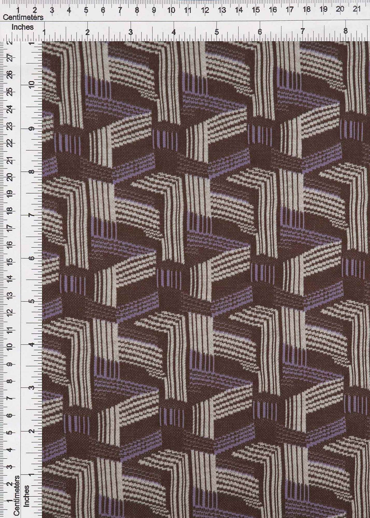 1 Yard Double Knit Jacquard Geo Fabric Stretch Polyester Spandex 58/60 Inches Wide