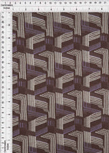 1 Yard Double Knit Jacquard Geo Fabric Stretch Polyester Spandex 58/60 Inches Wide