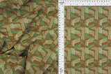 1 Yard Double Knit Jacquard Geo Fabric Stretch Polyester Spandex 58/60 Inches Wide