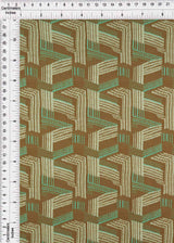 1 Yard Double Knit Jacquard Geo Fabric 220 GSM Polyester Spandex Blend 58/60" Width