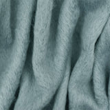 1 Yard Soft Blue Shaggy Acrylic Woven Fabric Coats Home Decor 58 Inches Width