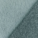 1 Yard Soft Blue Shaggy Acrylic Woven Fabric Coats Home Decor 58 Inches Width