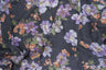 Vintage Floral Knit Fabric Soft Stretch Flower Print, 58/60" Wide