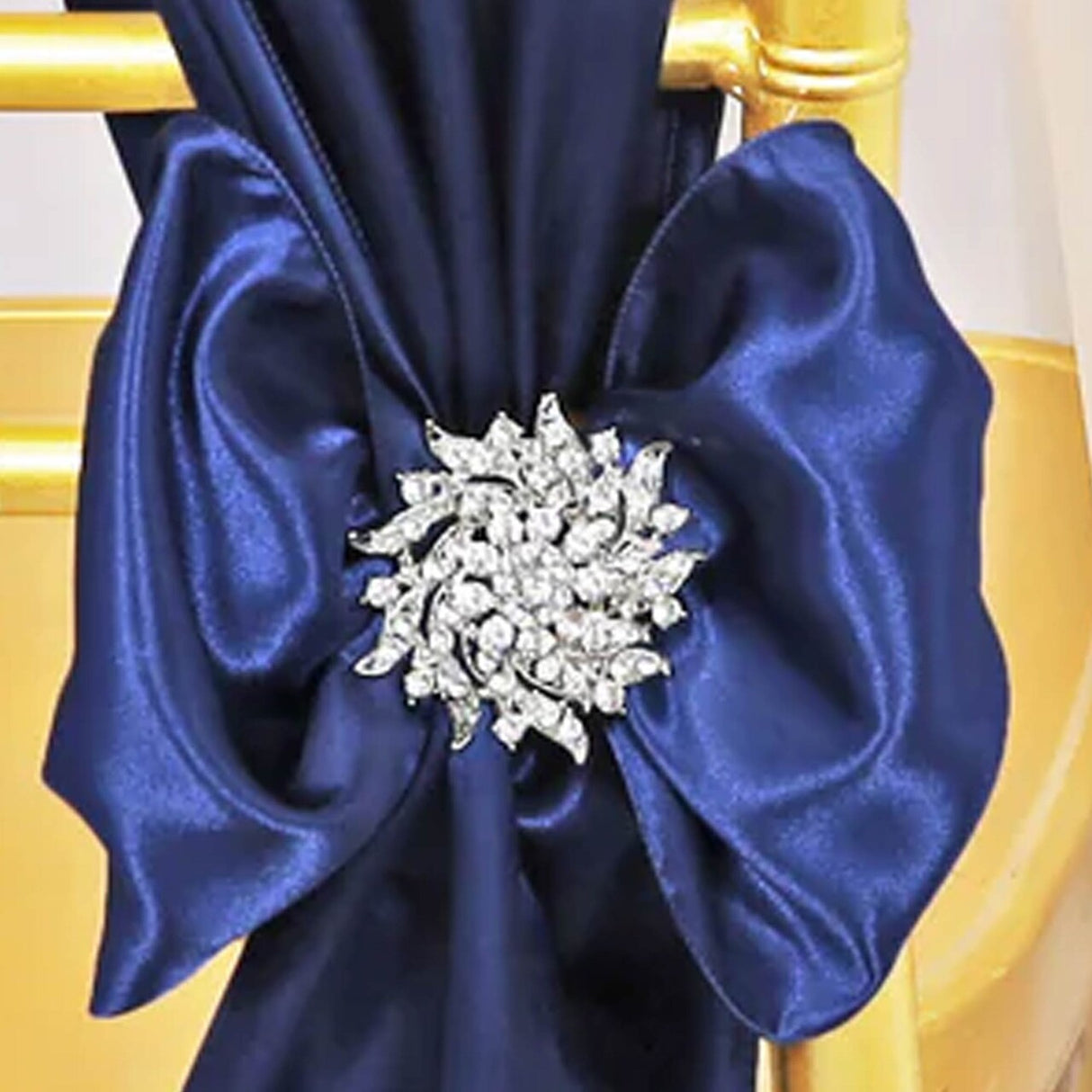 1 Piece Tiff Blue Or Aqua Blue Sequin Spandex Chair Cap 13.5 inch by 10 inch Party Decor