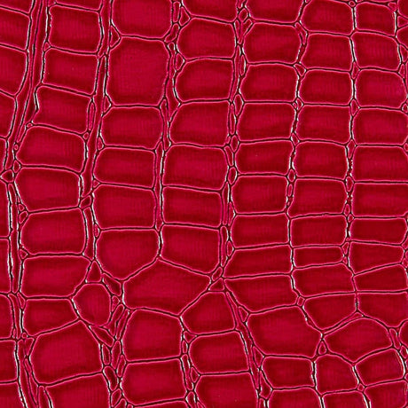 1 Yard Faux Crocodile Vinyl Fabric 100% Polyester