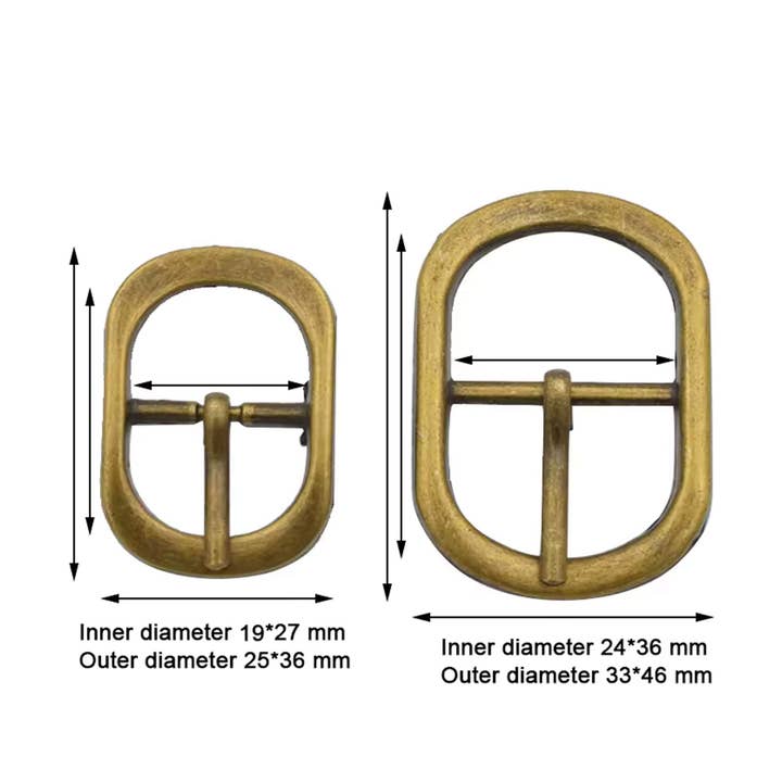 Antique Brass Zinc Alloy Belt Buckle for Bags & Belts