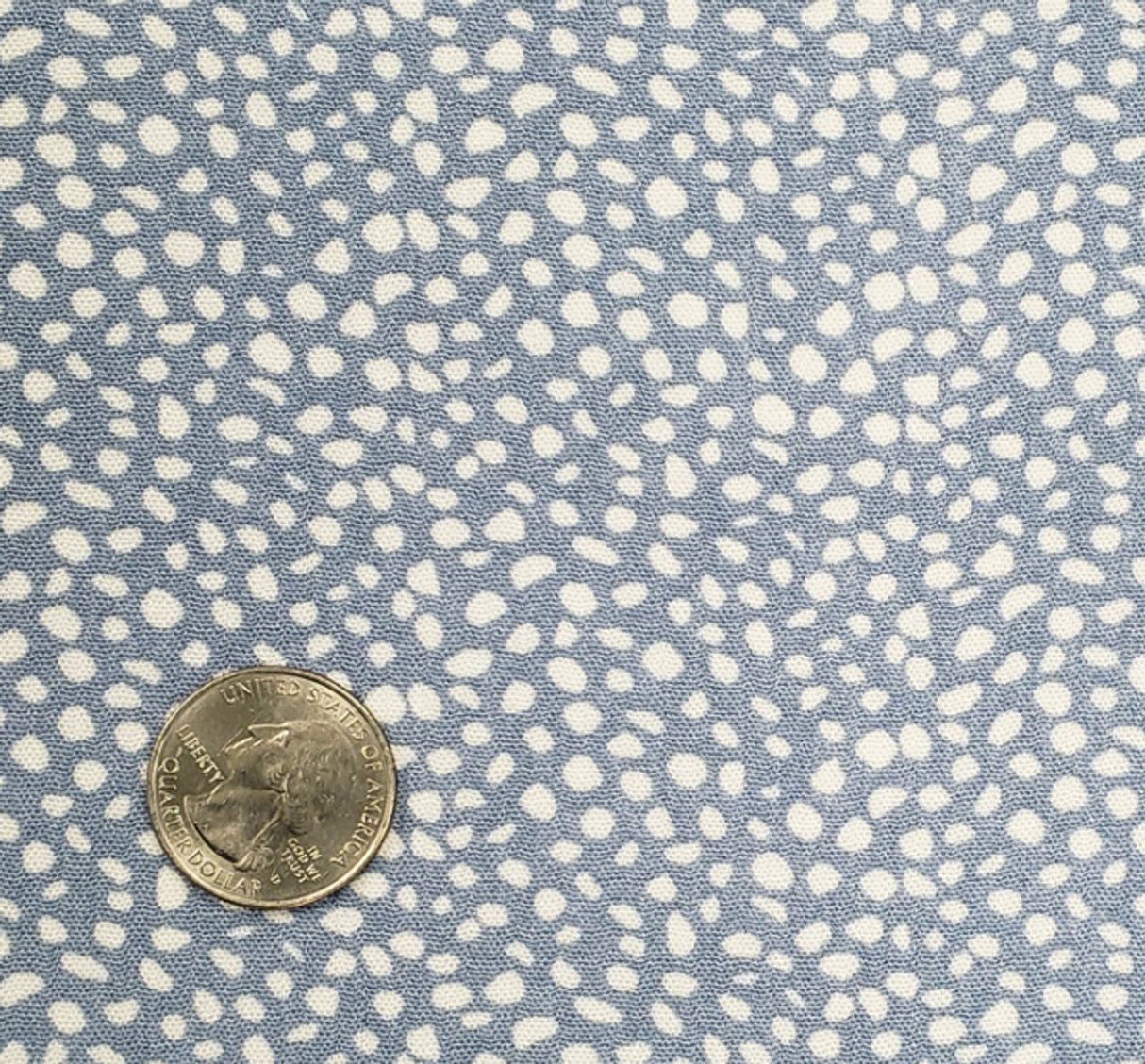 1 Yard Rayon Crinkle Denim Blue Fabric for Dresses Blouses Skirts and Crafts 50 52 Width