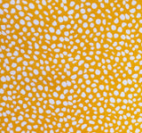 Rayon Crinkle 1D1046 100 Percent Rayon Fabric - Mustard/Ivory Crinkle, 50/52" Width