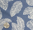 1D1057 Denim Ivory Rayon Crinkle Fabric - Denim Ivory Textured Crinkle, 50/52" Width