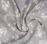 Rayon Crinkle 1D1274 Rayon Fabric - Gray Beige Crinkle Texture, 50/52" Width