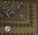 1 Yard Military Olive Rayon Crinkle Fabric Lightweight and Soft Material for Dresses Blouses and Skirts 50/52 Inch Width