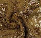 Rayon Crinkle 1D1478 100 Percent Rayon Fabric - Mustard Gold, Crinkle Texture, 50/52" Width