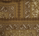 1 Yard Mustard Gold Rayon Crinkle Fabric Soft 50/52" Wide Woven Crepon