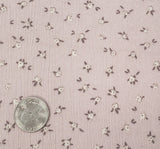1 Yard Rayon Crinkle Fabric 50/52" Wide, Lightweight Drapey Rose Dust Crepon for Apparel