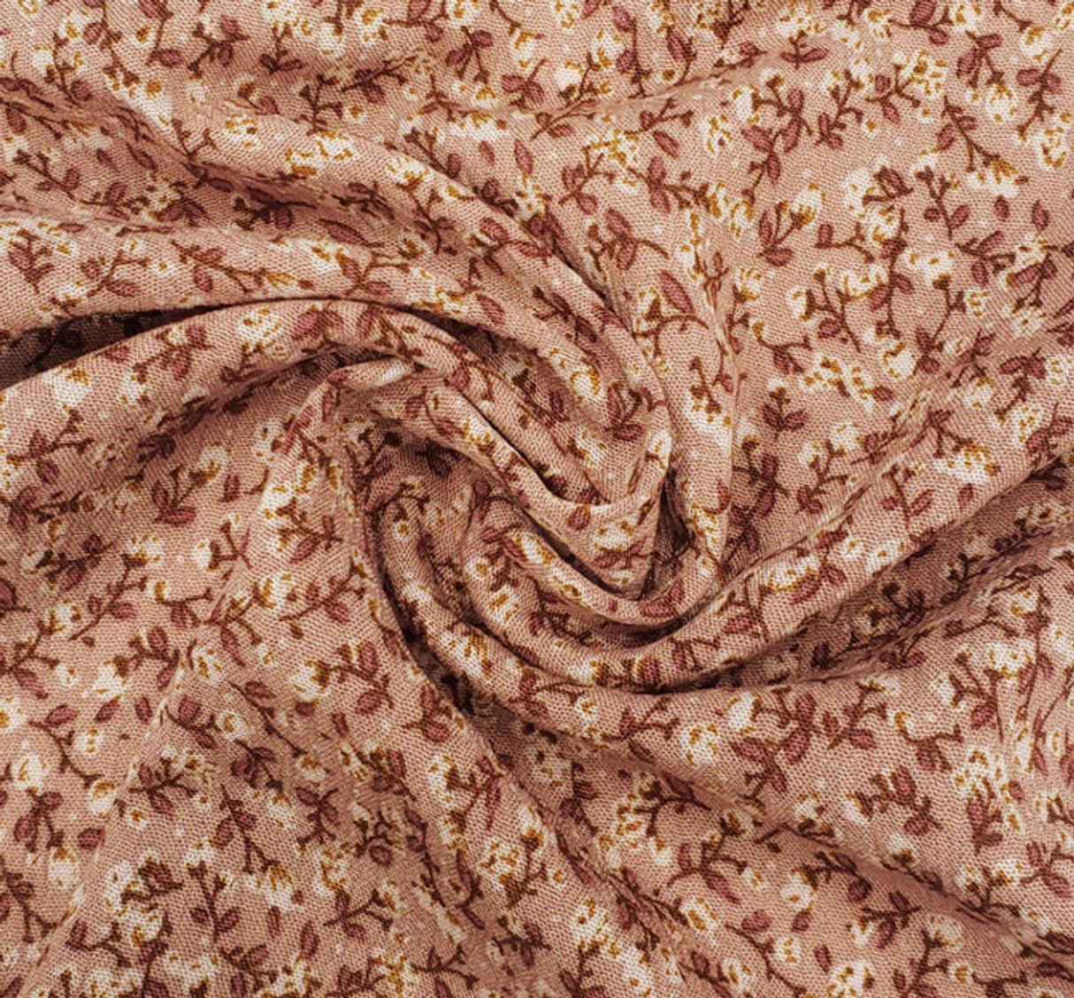 1 Yard Sandstone Rayon Crepon Fabric Lightweight Woven Textured Pleated Apparel Width 50/52"