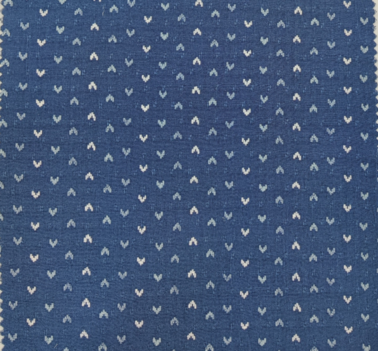1 Yard Yoryu Jacquard Fabric Denim Blue Rayon Crinkled Lightweight Apparel Material 55 56 Inch Width